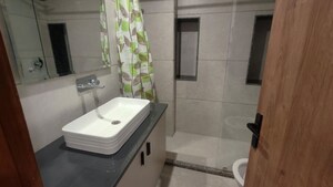 Bathroom in 3 BHK Builder Floor at Dlf Phase V – for Rent