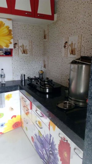 Kitchen in 1 BHK Apartment at Shubham Karoti Complex, Shirgaon – for Sale