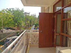 Balcony in 3 BHK Apartment at Apex Apartments, Sector 45 – for Rent