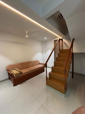 Staircase in 6+ BHK Apartment at Sandesh Nagar – for Rent