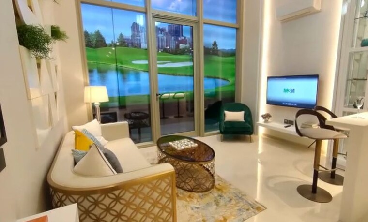 Living Room, m3m-sky-lofts Studio 744 Sq.Ft. Apartment In Sector 71 Gurgaon 10374152