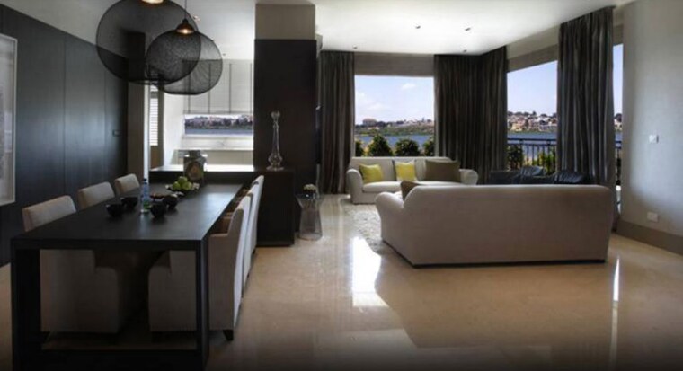 Living Room, m3m-sky-lofts Studio 744 Sq.Ft. Apartment In Sector 71 Gurgaon 10374152