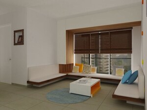 Living Room in 2 BHK Apartment at Kalpataru Aura, Ghatkopar West – for Rent