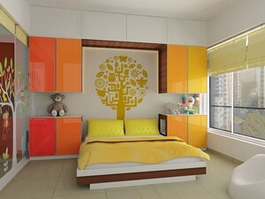 Bedroom in 2 BHK Apartment at Kalpataru Aura, Ghatkopar West – for Rent