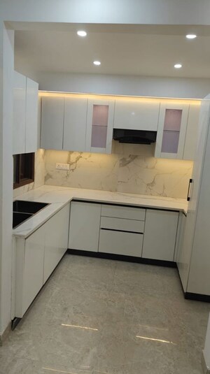 Kitchen in 3 BHK Builder Floor at Jawahar Nagar – for Sale