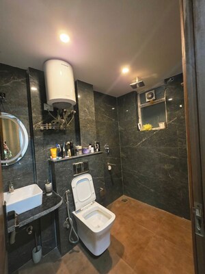 Bathroom in 3 BHK Apartment at Maidan Garhi – for Rent