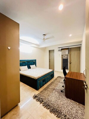 Living Room in 3 BHK Apartment at Apex Apartments, Sector 45 – for Rent