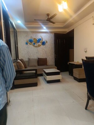 Living Room in 2 BHK Builder Floor at Ozone Apartment, Sector 104 – for Rent