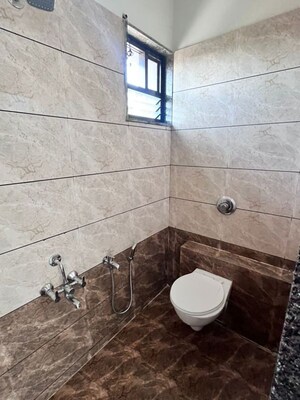 Bathroom in 3 BHK Apartment at Bhat – for Rent