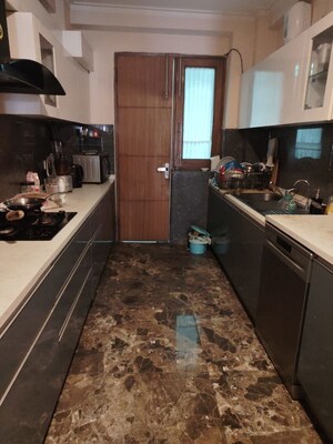 Kitchen in 2 BHK Apartment at M3M Skywalk, Sector 74 – for Rent