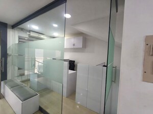 Bathroom in  Office Space at Palarivattom – for Rent