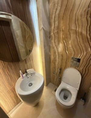 Bathroom in 3 BHK Apartment at Bandra West – for Rent