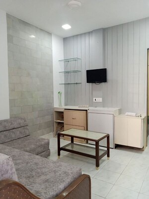 Living Room in 1 BHK Apartment at Bandra West – for Rent