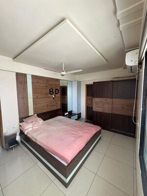 Bedroom in 3 BHK Apartment at Dev Aurum, Prahlad Nagar – for Sale