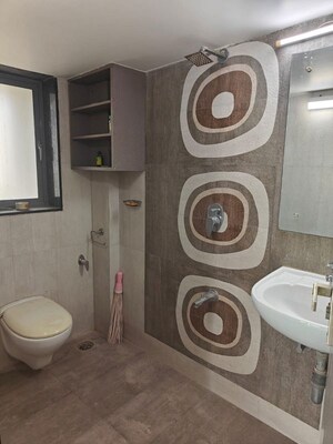 Bathroom in 2 BHK Apartment at Khar West – for Rent