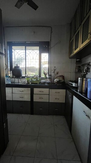 Kitchen in 3 BHK Apartment at Balaji Krupa CHS, Nerul – for Rent