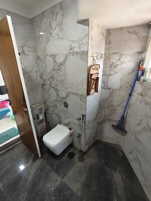 Bathroom in 2 BHK Apartment at Hiranandani Atlantis, Powai – for Sale