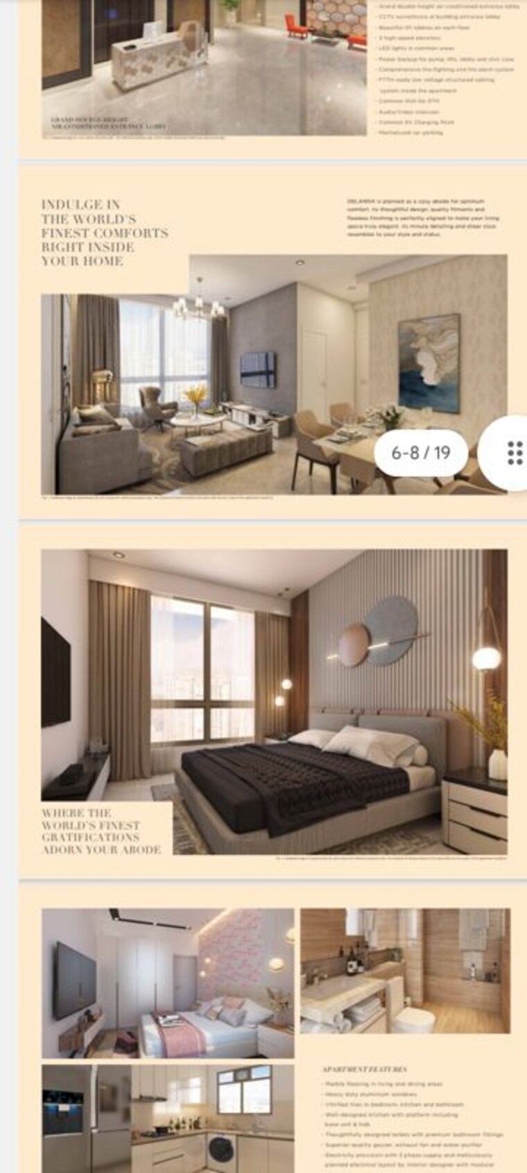 Bedroom, hiranandani-delanna 2 Bedroom 1057 Sq.Ft. Apartment In Ghodbunder Road Thane 10374426