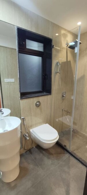 Bathroom in 3 BHK Apartment at Adani Group Western Heights, Andheri West – for Rent