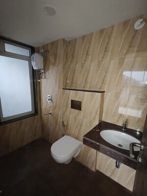 Bathroom in 2 BHK Apartment at Lodha Amara, Kolshet Road – for Rent
