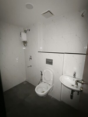 Bathroom in 2 BHK Apartment at Lodha Amara, Kolshet Road – for Rent