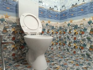 Bathroom in 3 BHK Builder Floor at Kondapur – for Rent