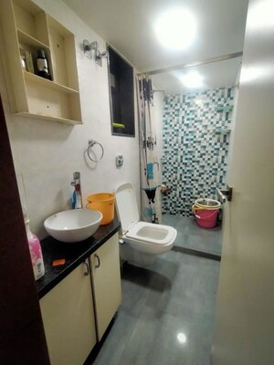 Bathroom in 2 BHK Apartment at Sandesh Nagar – for Rent