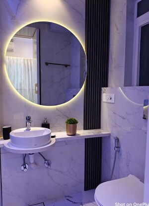 Bathroom in 2 BHK Apartment at Dosti Eastern Bay Phase 1, Wadala – for Rent