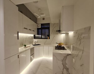 Kitchen in 2 BHK Apartment at Prescon Midtown Bay, Mahim West – for Rent