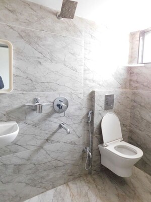 Bathroom in 3 BHK Builder Floor at Kondapur – for Rent