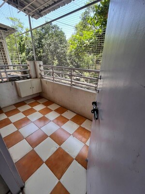 Balcony in 2 BHK Apartment at Borate Jijai Nagari, Kothrud – for Rent