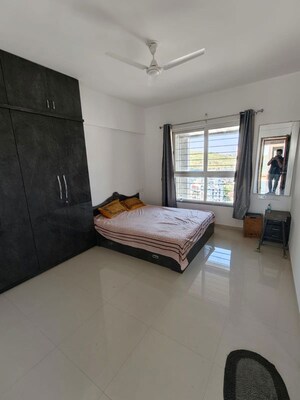 Living Room in 4 BHK Apartment at Sharada Alliance Akashparv, Bavdhan – for Rent