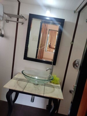 Bathroom in 2 BHK Apartment at Sandesh Nagar – for Rent