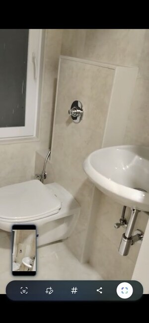 Bathroom in 3 BHK Apartment at Raghav Paradise, Borivali East – for Rent