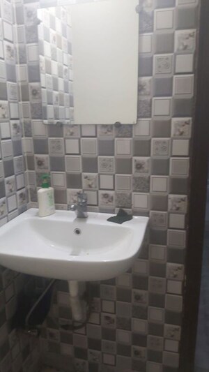Bathroom in 2.5 BHK Builder Floor at Pandav Nagar – for Rent
