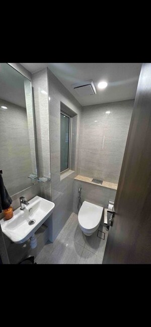 Bathroom in 1 BHK Apartment at Hiranandani Regent Hill, Powai – for Rent