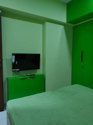 Bedroom in 1 RK Apartment at Lodha Crown Quality Homes, Majiwada – for Rent