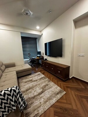 Living Room in 4 BHK Penthouse at Ambience Tivertone, Sector 50 – for Rent