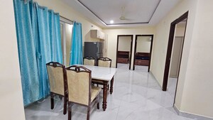 Dining area in 3 BHK Apartment at Ayyanna Prima, Madhapur – for Rent
