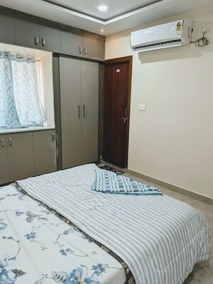 Bedroom in 2 BHK Apartment at Sri Konda Residency, Kondapur – for Rent