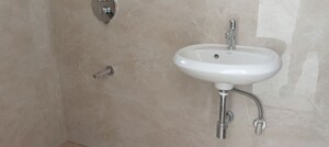 Bathroom in 2 BHK Apartment at Infinity Paradise CHS, Goregaon West – for Rent