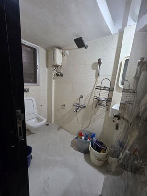 Bathroom in 2 BHK Apartment at Solitaire Heights, Malad West – for Rent