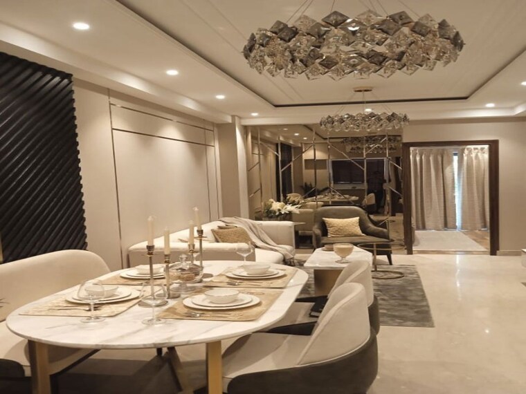 Dining area, bptp-green-oaks 3 Bedroom 175 Sq.Yd. Builder Floor In Sector 70a Gurgaon 10115624