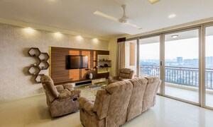 Living Room in 3.5 BHK Apartment at Palam Vihar – for Sale