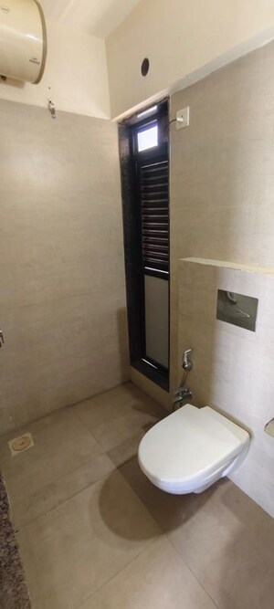 Bathroom in 1 BHK Apartment at Kanakia Spaces Zen World, Kanjurmarg East – for Rent