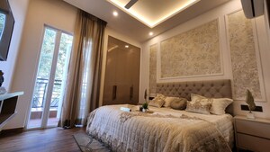 Bedroom in 3 BHK Builder Floor at NKV Golden Avenue, Sohna Sector 35 – for Rent