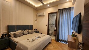 Bedroom in 3 BHK Builder Floor at NKV Golden Avenue, Sohna Sector 35 – for Rent