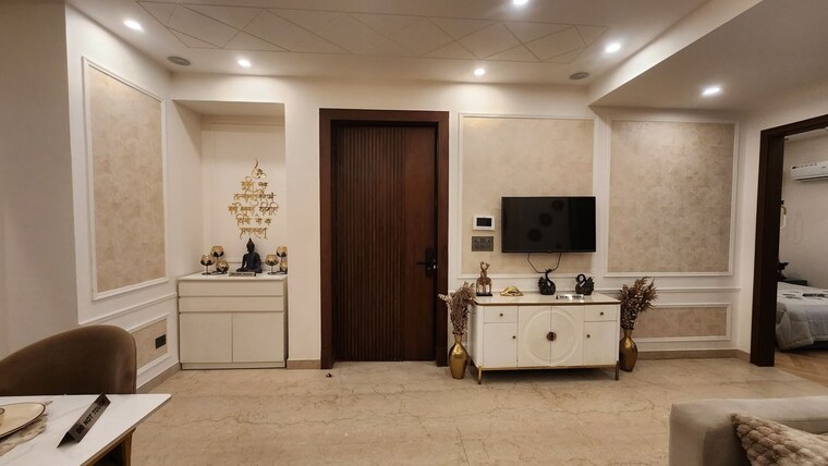 Living Room, nkv-golden-avenue 3 Bedroom 1230 Sq.Ft. Builder Floor In Sohna Sector 35 Gurgaon 10374847