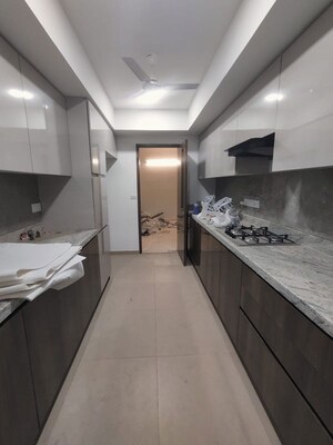 Kitchen in 4 BHK Builder Floor at DLF Garden City Independent Floors, Sector 92 – for Rent
