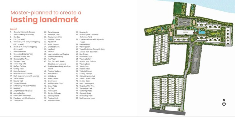 Master Plan, adarsh-welkin-park 2.5 Bedroom 1422 Sq.Ft. Apartment In Sarjapur Road Bangalore 10374933